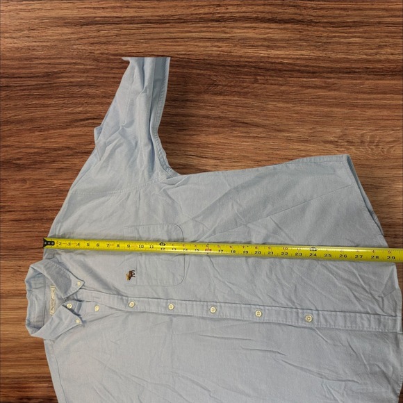 Vintage Abercrombie‎ & Fitch Mens Light Blue Long Sleeve Button Down Shirt - Picture 5 of 6